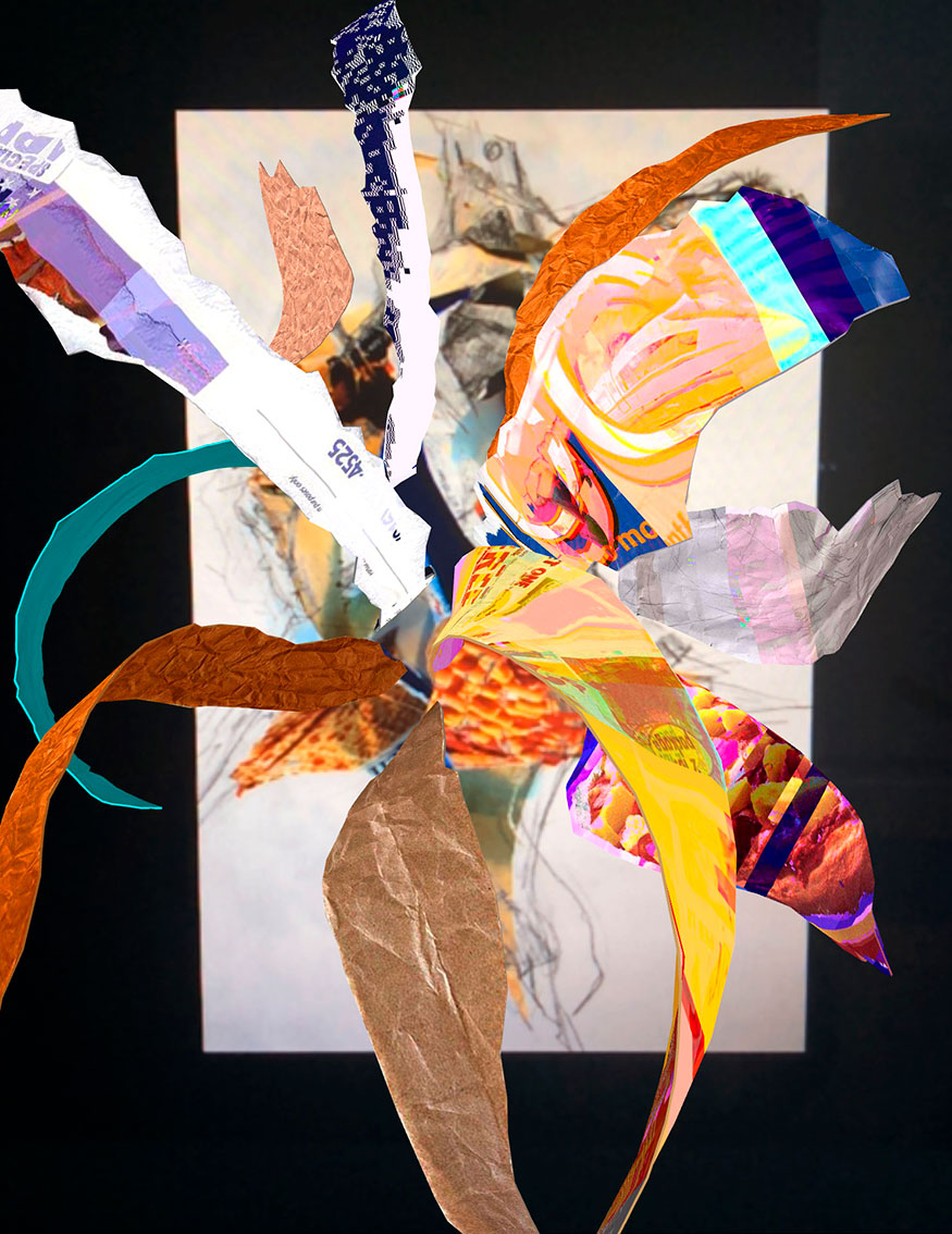 Merging Spaces augmented-reality work