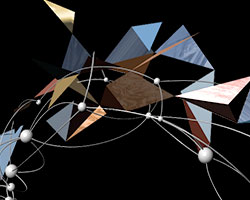 Over and Under augmented reality sculpture